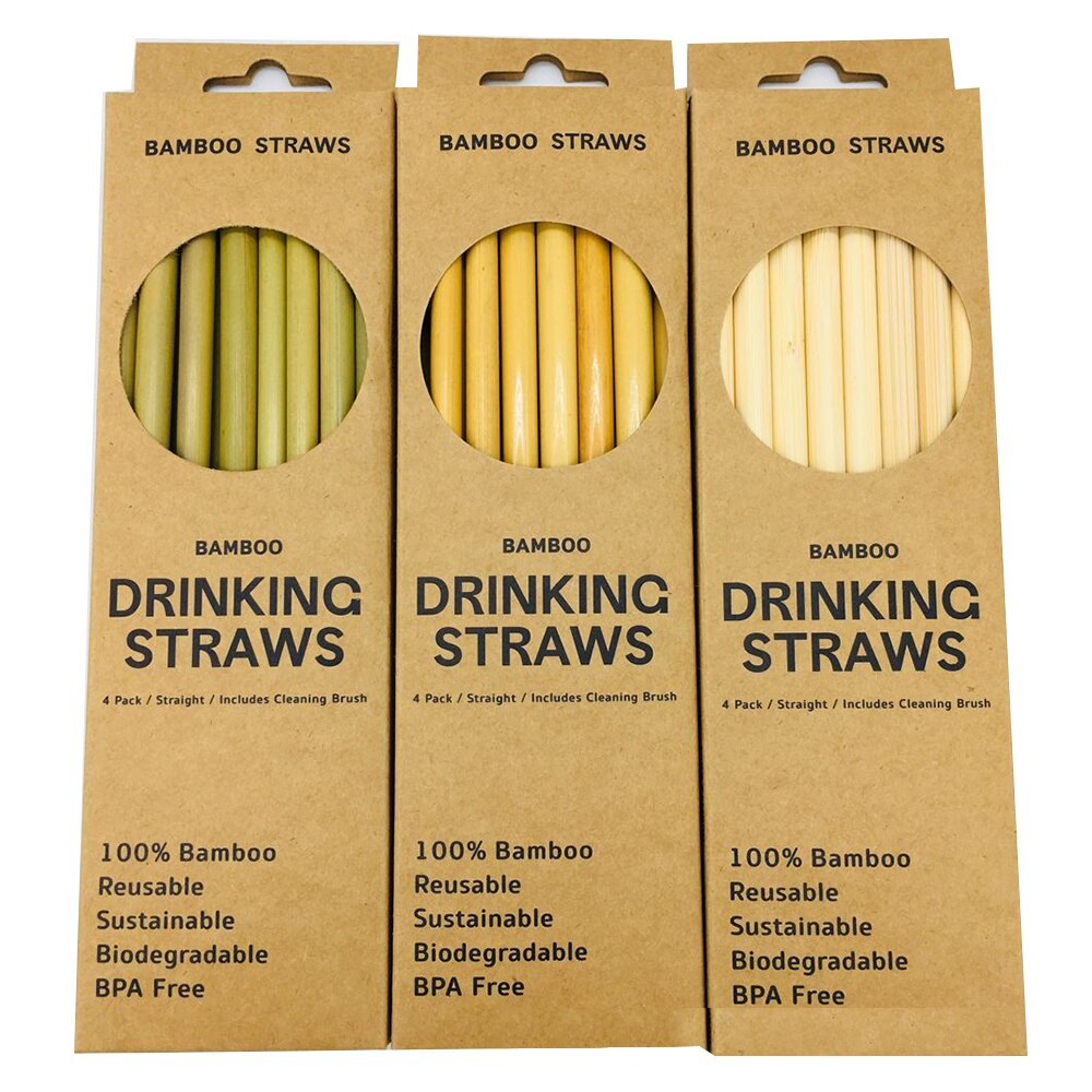 Eco-Friendly Bamboo Straws