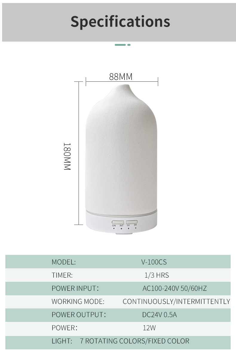 Ceramic Aroma Diffuser & Air Humidifier